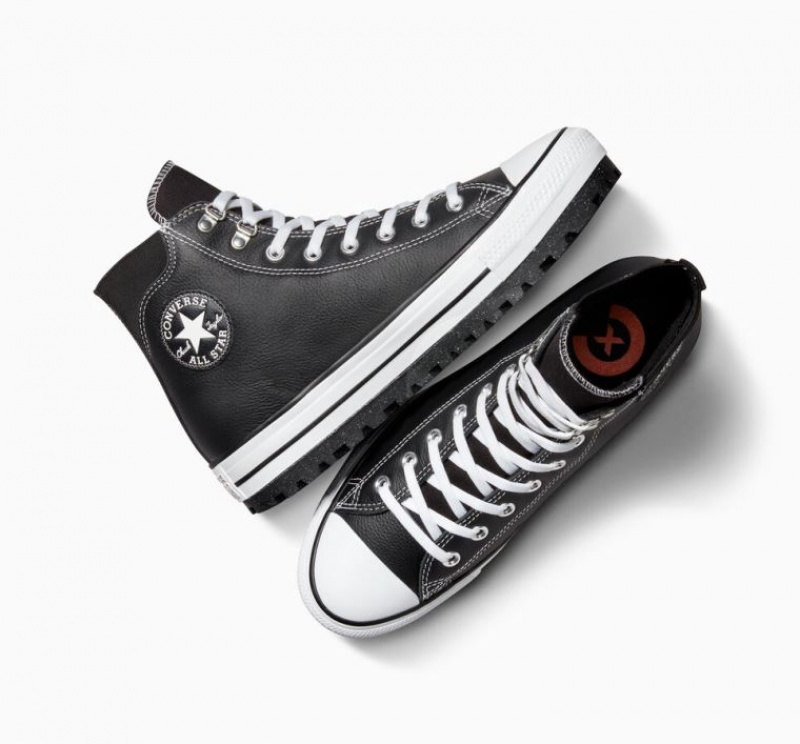 Férfi Converse Chuck Taylor All Star City Trek Vízálló Bakancs Fekete | HUNGARY VAB8HN