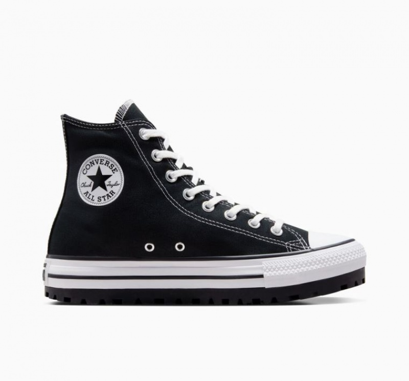 Férfi Converse Chuck Taylor All Star City Trek Magasszárú Tornacipő Fekete | HUNGARY YQT1AL