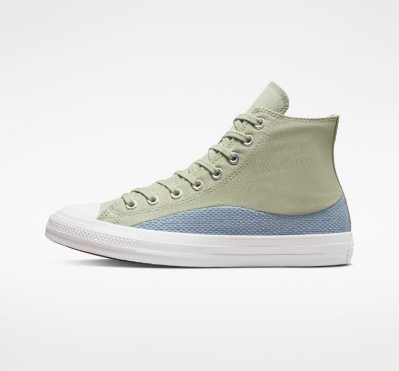 Férfi Converse Chuck Taylor All Star Craft Mix Magasszárú Tornacipő Menta | HUNGARY BHF4SP