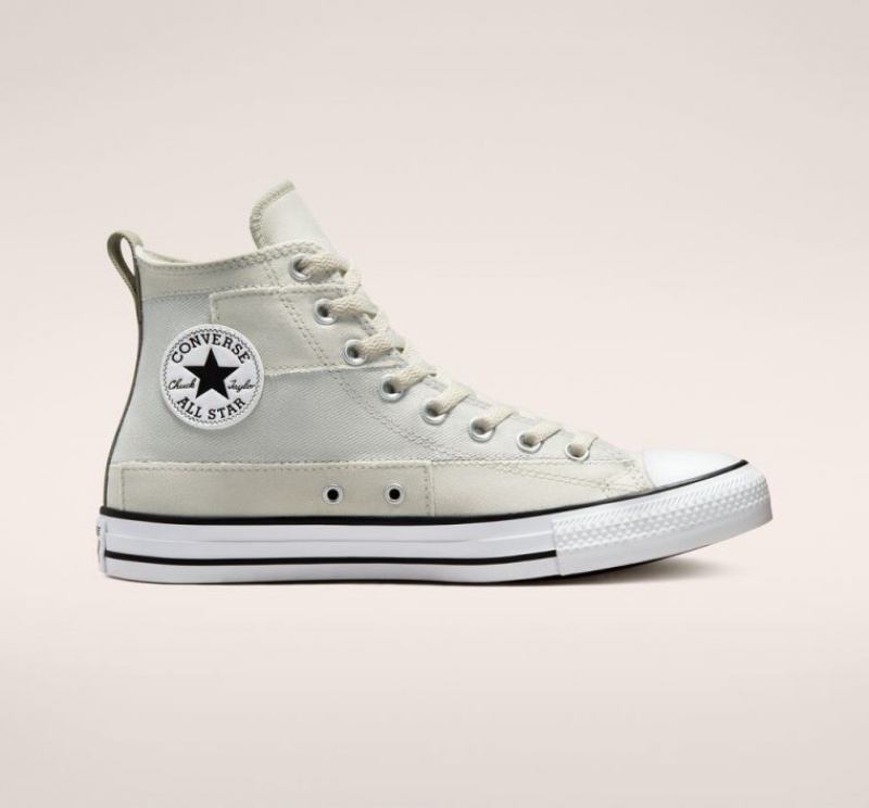 Férfi Converse Chuck Taylor All Star Desert Patchwork Magasszárú Tornacipő Fehér | HUNGARY VQL7YM