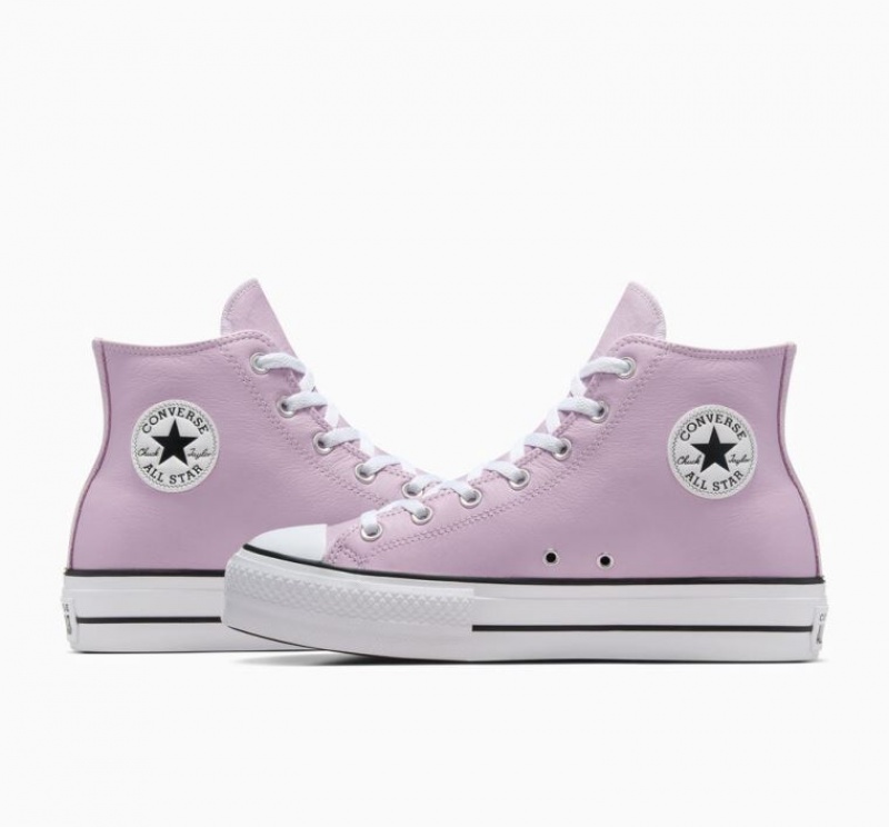 Férfi Converse Chuck Taylor All Star Lift Platform Surplus Leather Magasszárú Tornacipő Levendula | HUNGARY BJZ6CK