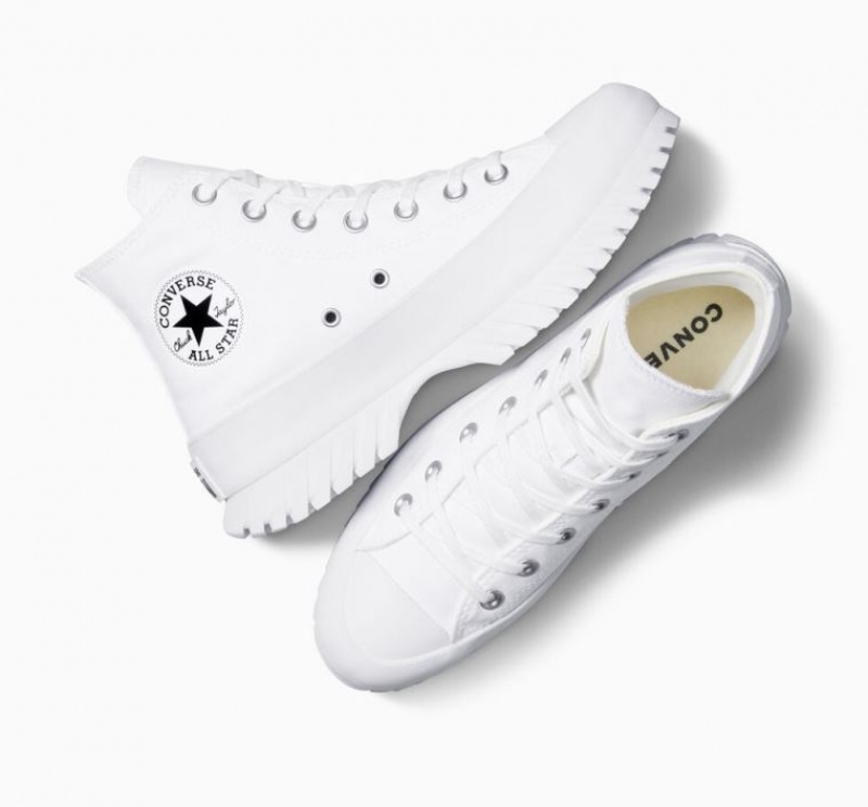 Férfi Converse Chuck Taylor All Star Lugged 2.0 Magasszárú Tornacipő Fehér | HUNGARY OMH2TC