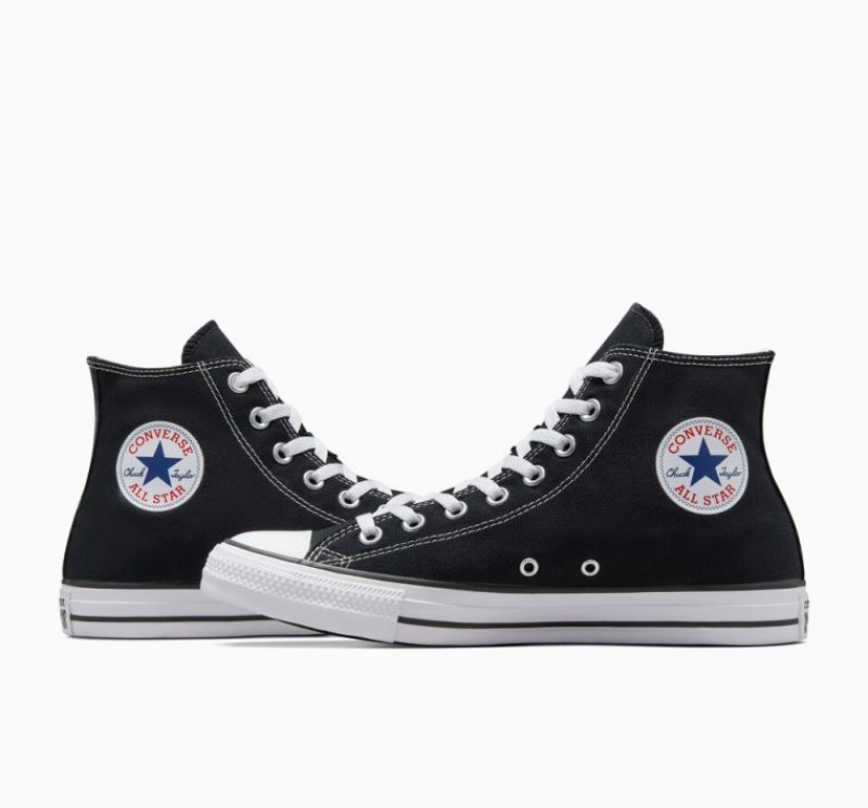 Férfi Converse Chuck Taylor All Star Magasszárú Tornacipő Fekete | HUNGARY ZTP1QK