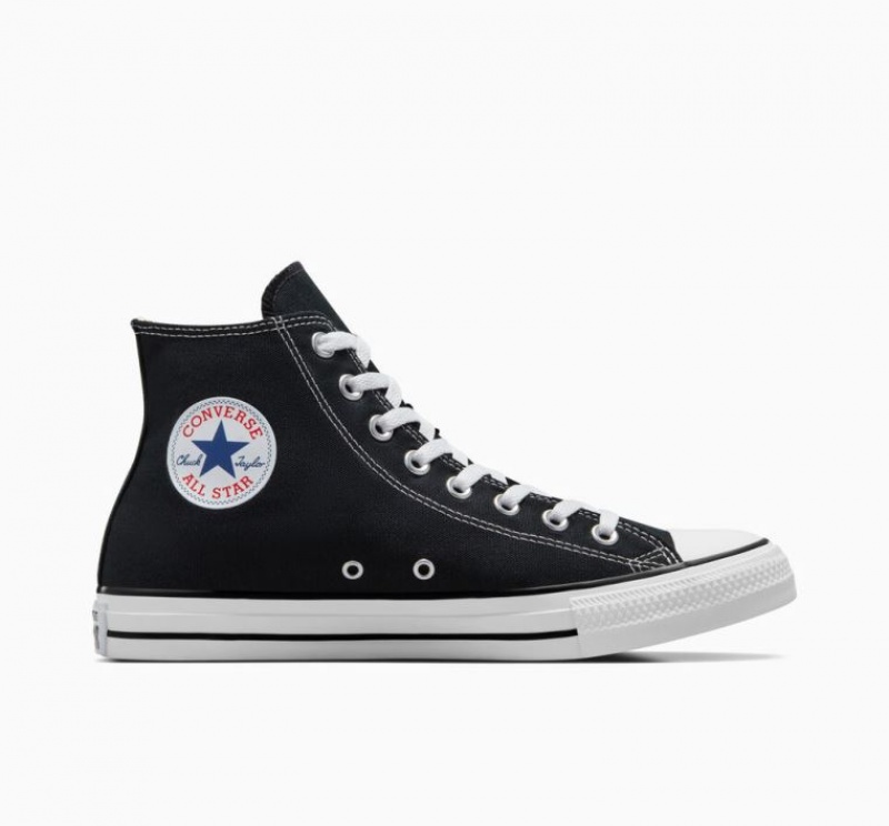 Férfi Converse Chuck Taylor All Star Magasszárú Tornacipő Fekete | HUNGARY ZTP1QK