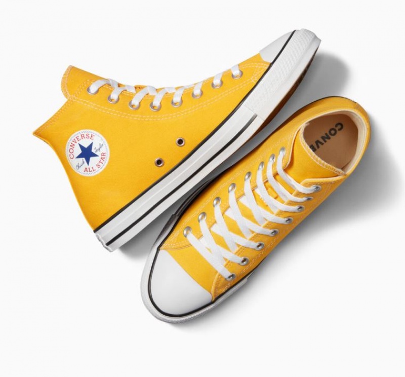 Férfi Converse Chuck Taylor All Star Magasszárú Tornacipő Citrom | HUNGARY NWB6SE