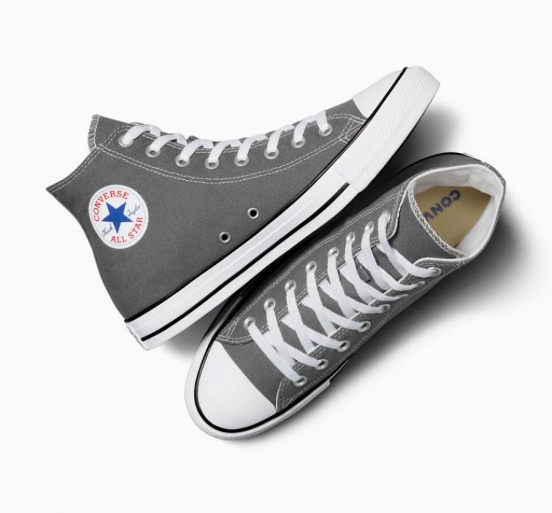 Férfi Converse Chuck Taylor All Star Magasszárú Tornacipő Szürke | HUNGARY IKC4ZO