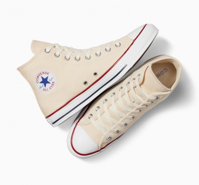 Férfi Converse Chuck Taylor All Star Magasszárú Tornacipő Bézs | HUNGARY BPF8QT