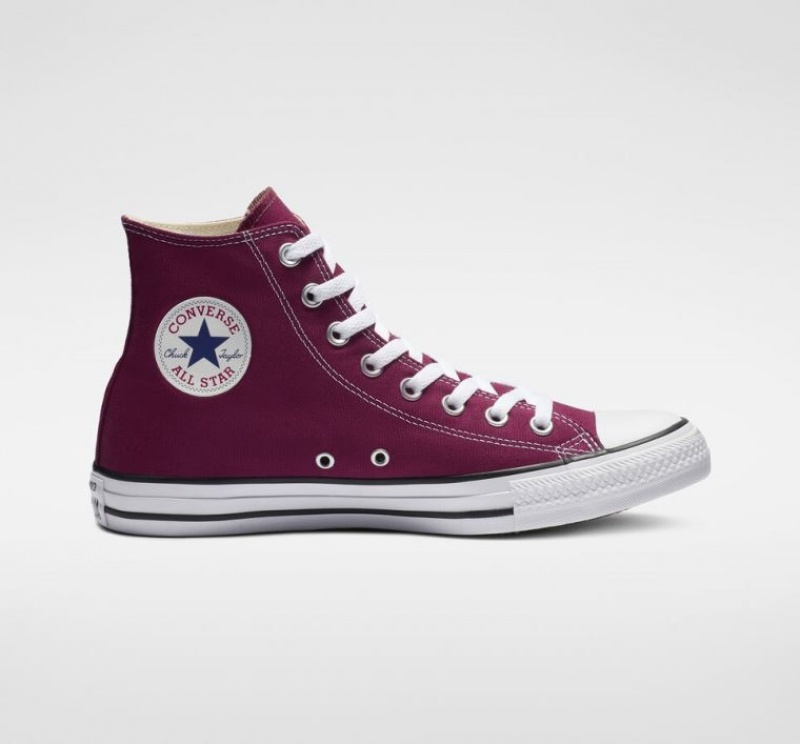 Férfi Converse Chuck Taylor All Star Magasszárú Tornacipő Bordó | HUNGARY TAL1SG