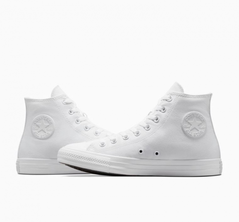 Férfi Converse Chuck Taylor All Star Magasszárú Tornacipő Fehér | HUNGARY KTP1YQ