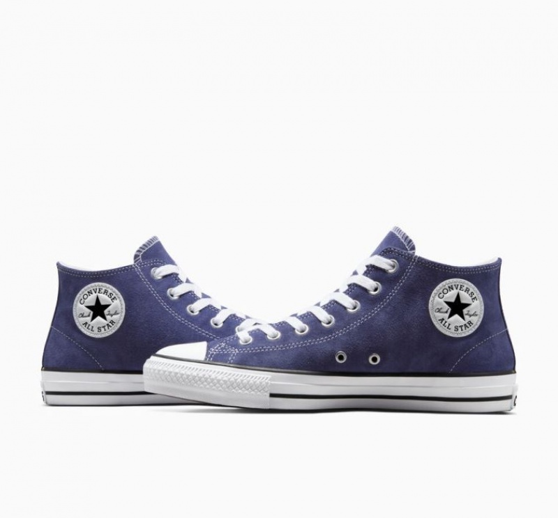 Férfi Converse Chuck Taylor All Star Pro Suede Deszkás Cipő Kék | HUNGARY TEY1LJ