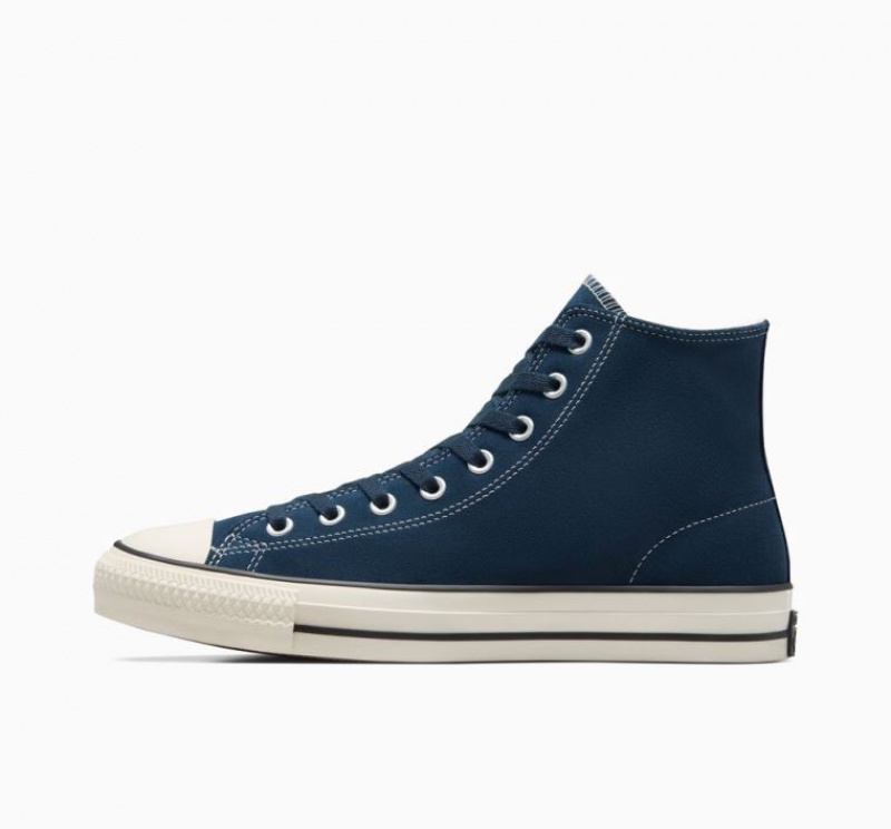 Férfi Converse Chuck Taylor All Star Pro Suede Deszkás Cipő Sötétkék | HUNGARY LHM0GU