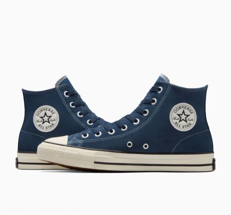 Férfi Converse Chuck Taylor All Star Pro Suede Deszkás Cipő Sötétkék | HUNGARY LHM0GU