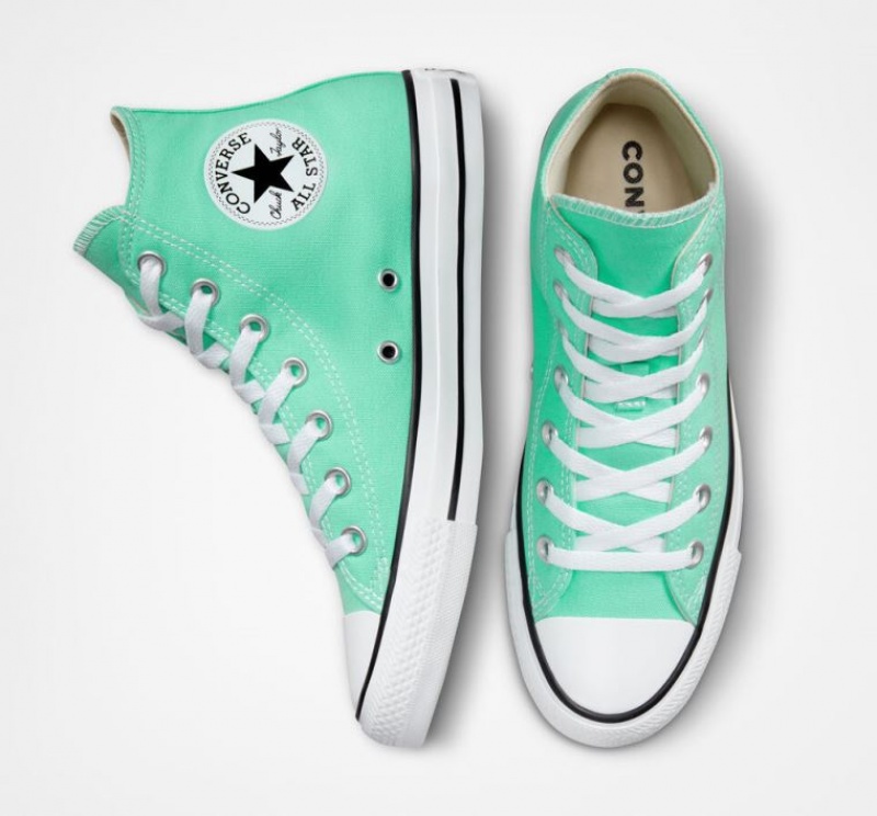 Férfi Converse Chuck Taylor All Star Seasonal Color Magasszárú Tornacipő Türkiz | HUNGARY YDL8PO