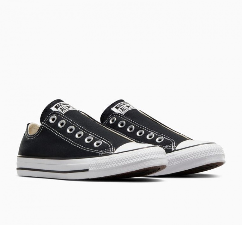 Férfi Converse Chuck Taylor All Star Slip Rövidszárú Tornacipő Fekete | HUNGARY AKF5PJ