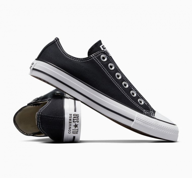 Férfi Converse Chuck Taylor All Star Slip Rövidszárú Tornacipő Fekete | HUNGARY AKF5PJ