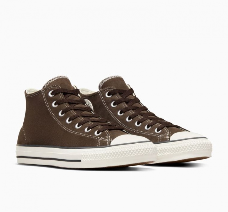 Férfi Converse Cons Chuck Taylor All Star Pro Classic Suede Deszkás Cipő Sötétbarna | HUNGARY RKM9SO