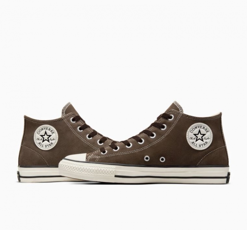 Férfi Converse Cons Chuck Taylor All Star Pro Classic Suede Deszkás Cipő Sötétbarna | HUNGARY RKM9SO