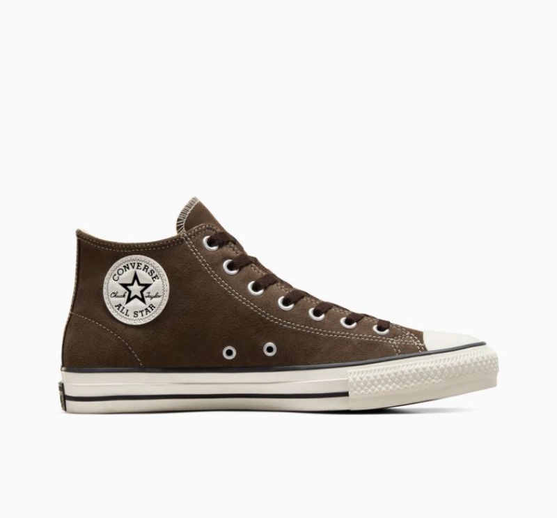 Férfi Converse Cons Chuck Taylor All Star Pro Classic Suede Deszkás Cipő Sötétbarna | HUNGARY RKM9SO