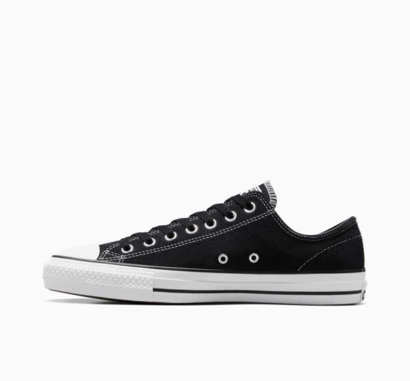 Férfi Converse Cons Chuck Taylor All Star Pro Suede Deszkás Cipő Fekete | HUNGARY RBZ2NV