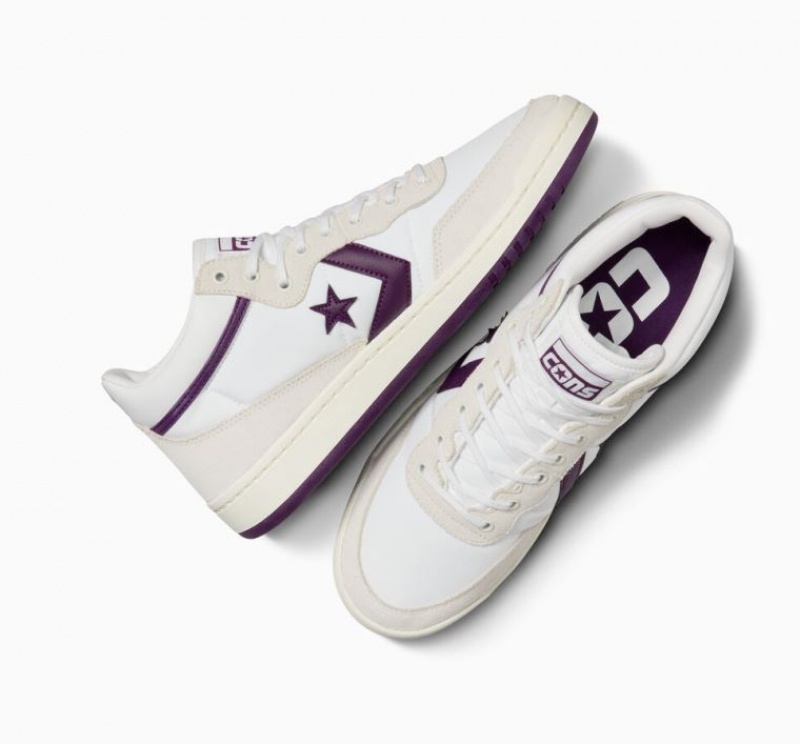 Férfi Converse Cons Fastbreak Pro Suede Nylon Deszkás Cipő Fehér Lila | HUNGARY NIV6KF