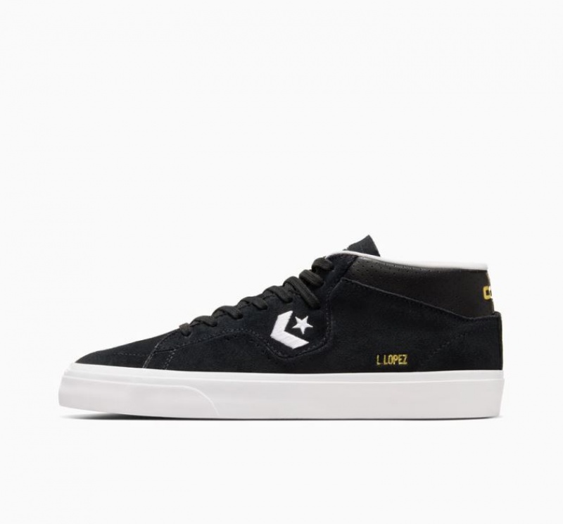 Férfi Converse Cons Louie Lopez Pro Deszkás Cipő Fekete | HUNGARY AEL4YZ