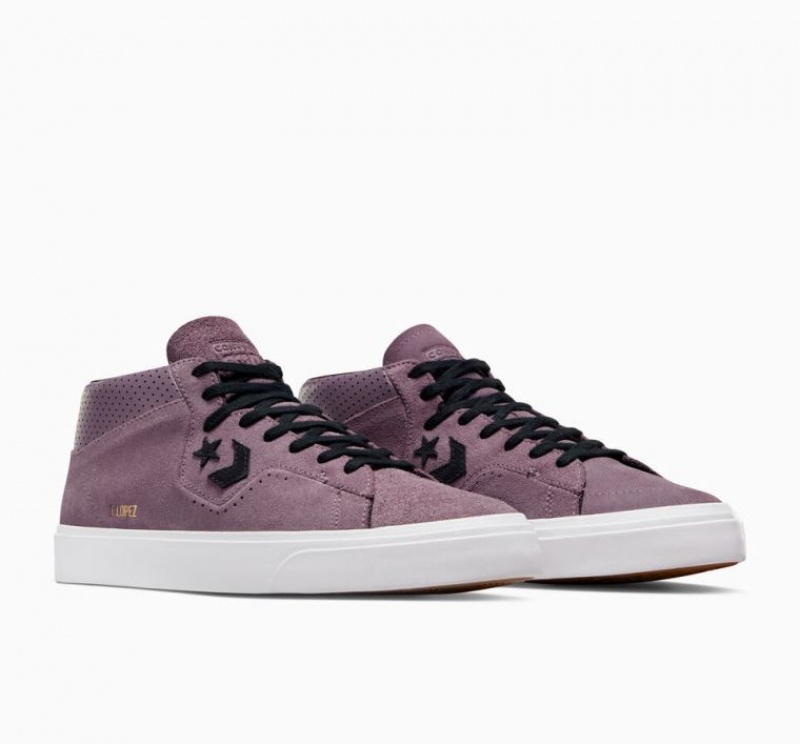 Férfi Converse Cons Louie Lopez Pro Suede Deszkás Cipő Lila | HUNGARY IMQ4UH