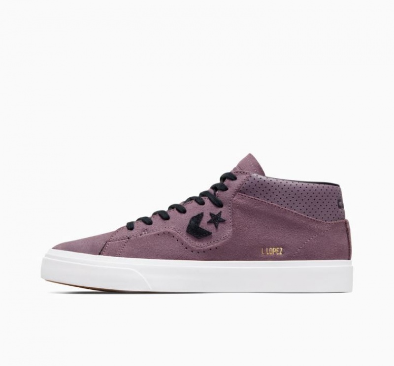 Férfi Converse Cons Louie Lopez Pro Suede Deszkás Cipő Lila | HUNGARY IMQ4UH