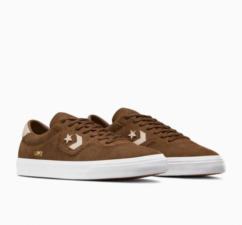 Férfi Converse Cons Louie Lopez Pro Suede Deszkás Cipő Barna | HUNGARY LUS0RT