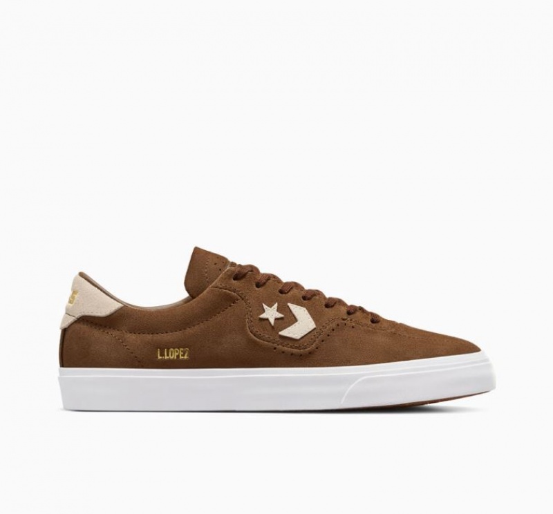 Férfi Converse Cons Louie Lopez Pro Suede Deszkás Cipő Barna | HUNGARY LUS0RT