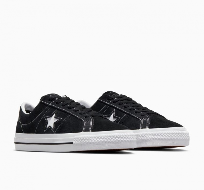 Férfi Converse Cons One Star Pro Deszkás Cipő Fekete | HUNGARY TXH0ZF