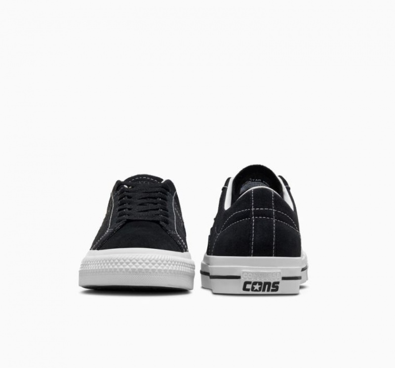 Férfi Converse Cons One Star Pro Deszkás Cipő Fekete | HUNGARY TXH0ZF