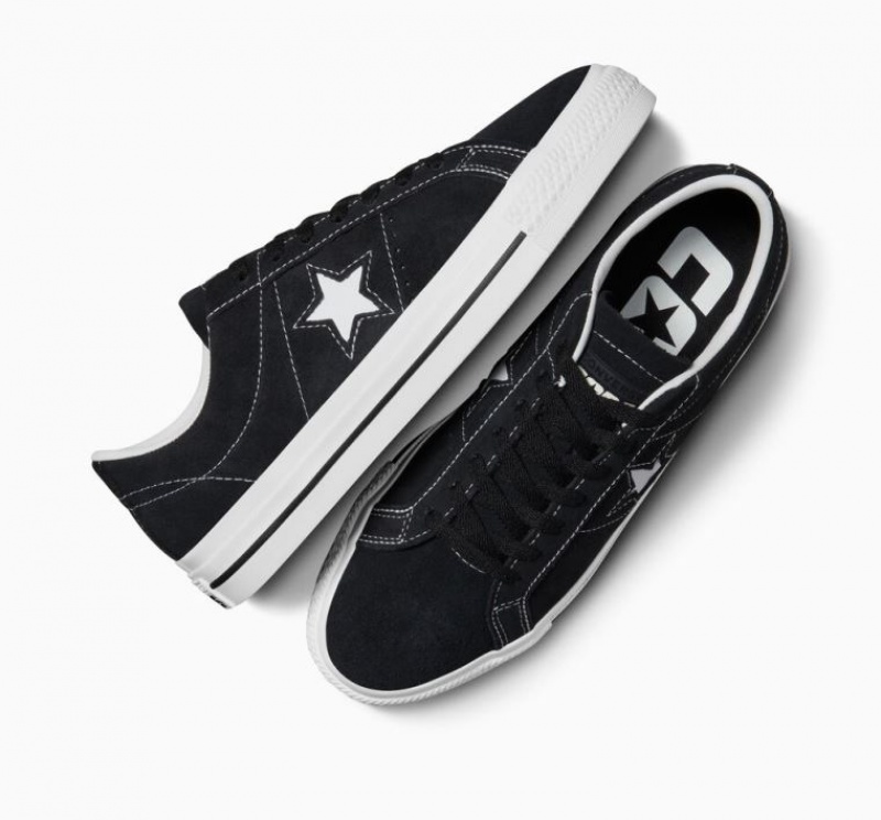 Férfi Converse Cons One Star Pro Deszkás Cipő Fekete | HUNGARY TXH0ZF