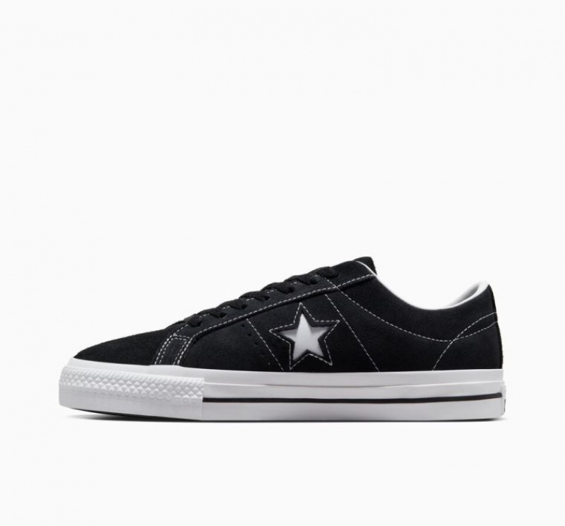 Férfi Converse Cons One Star Pro Deszkás Cipő Fekete | HUNGARY TXH0ZF