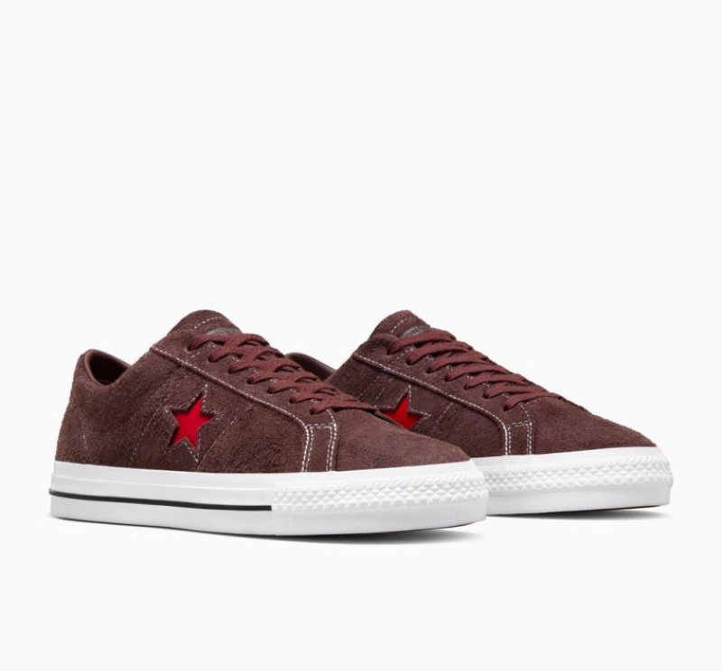 Férfi Converse One Star Pro Deszkás Cipő Barna | HUNGARY RHO3FS