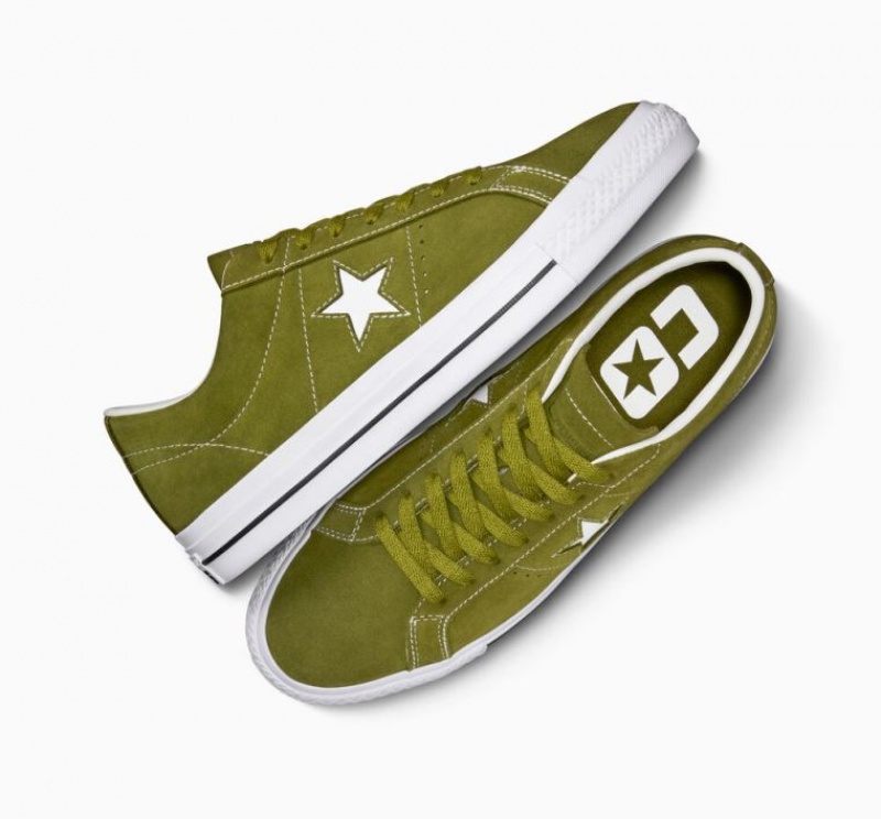 Férfi Converse One Star Pro Deszkás Cipő Zöld | HUNGARY AOV7UK