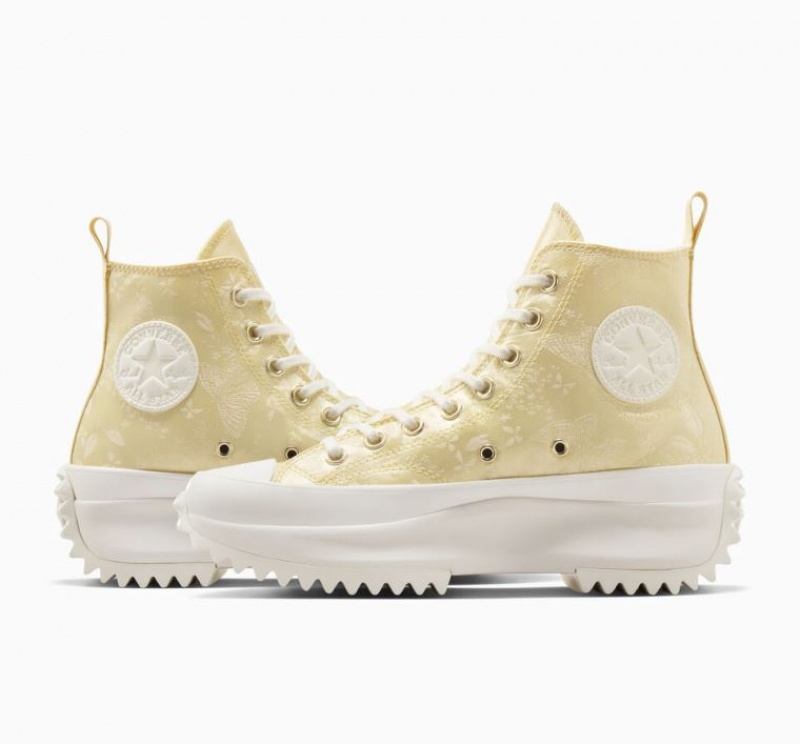 Férfi Converse Run Star Hike Golden Butterfly Platform Cipő Citrom | HUNGARY OMZ9HY