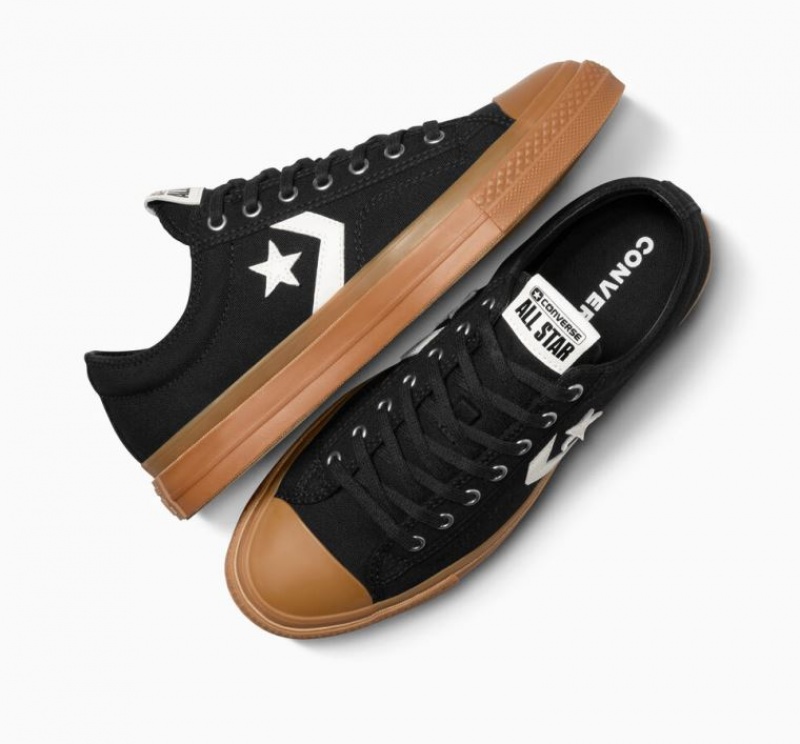 Férfi Converse Star Player 76 Rövidszárú Tornacipő Fekete | HUNGARY UAK7RE