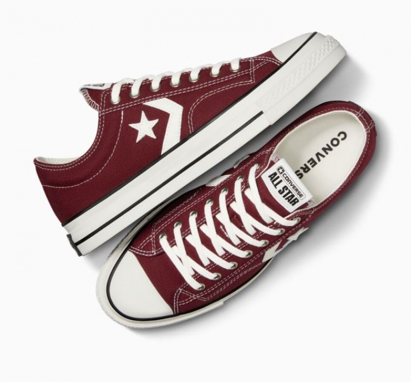 Férfi Converse Star Player 76 Rövidszárú Tornacipő Bordó | HUNGARY JPW5ID