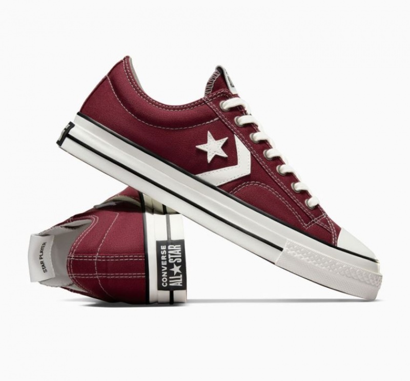 Férfi Converse Star Player 76 Rövidszárú Tornacipő Bordó | HUNGARY JPW5ID