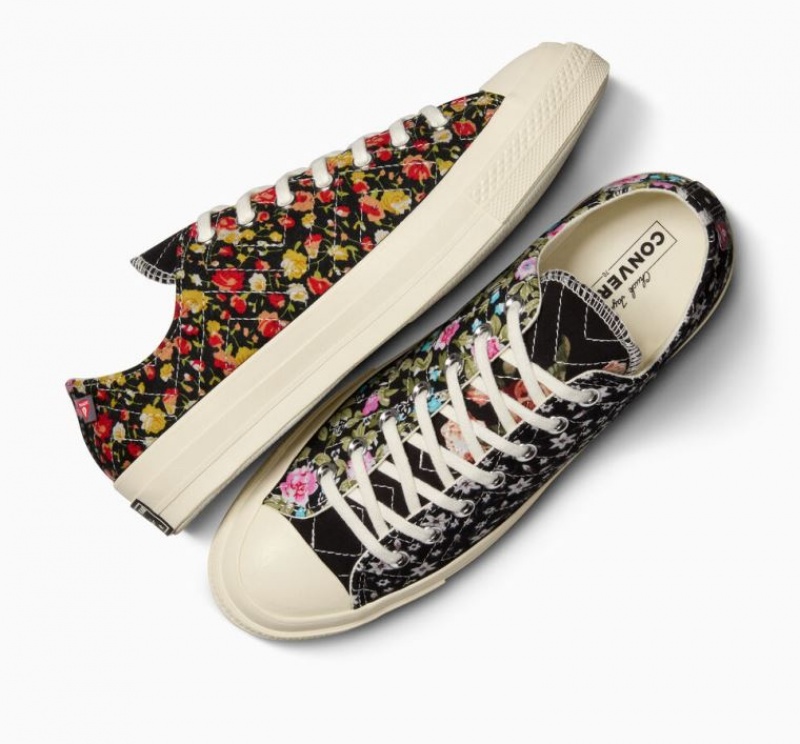 Férfi Converse Upcycled Floral Chuck 70 Rövidszárú Tornacipő Fekete Színes | HUNGARY GLJ8ZR