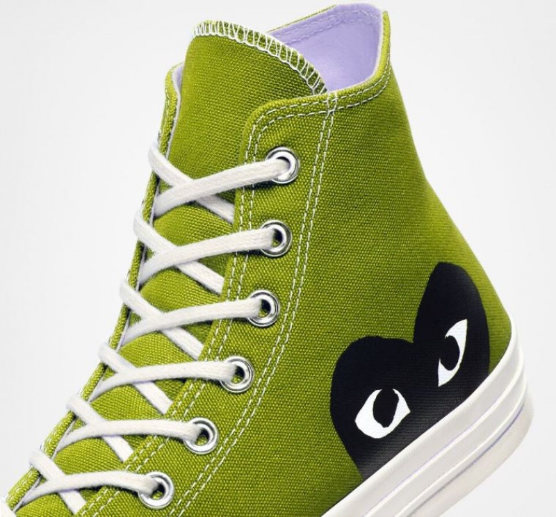 Férfi Converse X Comme Des Garçons Play Chuck 70 Magasszárú Tornacipő Világos Zöld | HUNGARY OGS1WJ