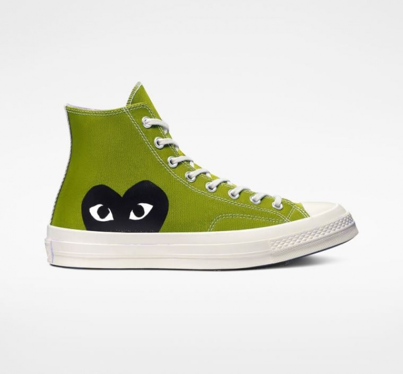 Férfi Converse X Comme Des Garçons Play Chuck 70 Magasszárú Tornacipő Világos Zöld | HUNGARY OGS1WJ