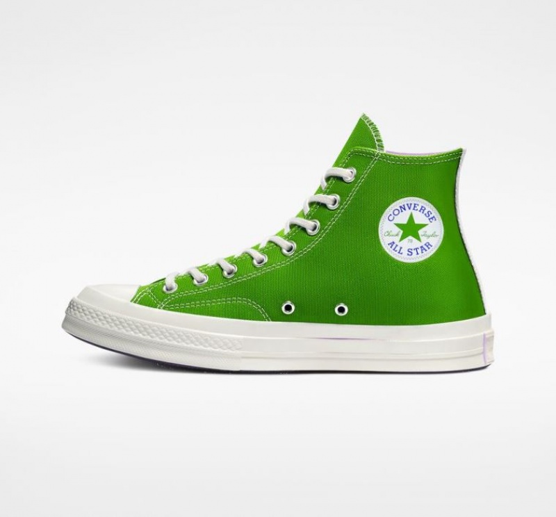 Férfi Converse X Comme Des Garçons Play Chuck 70 Magasszárú Tornacipő Zöld | HUNGARY HIX0EQ