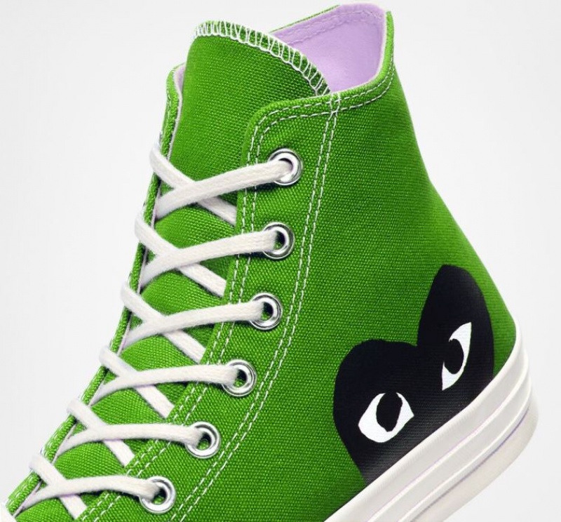 Férfi Converse X Comme Des Garçons Play Chuck 70 Magasszárú Tornacipő Zöld | HUNGARY HIX0EQ