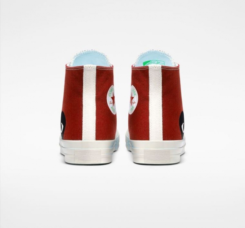 Férfi Converse X Comme Des Garçons Play Chuck 70 Magasszárú Tornacipő Piros | HUNGARY WBJ1LF