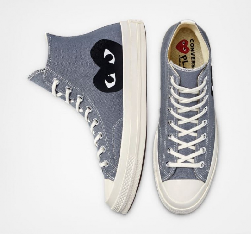 Férfi Converse X Comme Des Garçons Play Chuck 70 Magasszárú Tornacipő Szürke | HUNGARY ETS8VQ