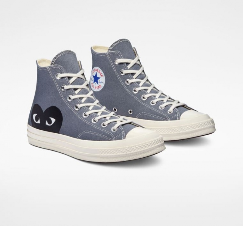 Férfi Converse X Comme Des Garçons Play Chuck 70 Magasszárú Tornacipő Szürke | HUNGARY ETS8VQ