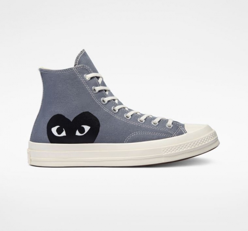 Férfi Converse X Comme Des Garçons Play Chuck 70 Magasszárú Tornacipő Szürke | HUNGARY ETS8VQ