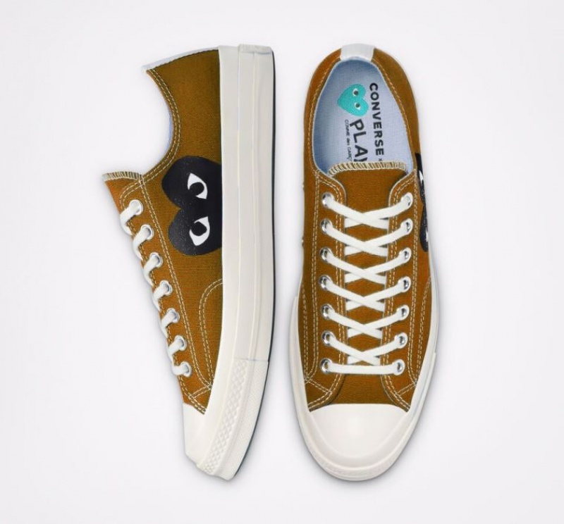 Férfi Converse X Comme Des Garçons Play Chuck 70 Rövidszárú Tornacipő Barna | HUNGARY QAN2MB