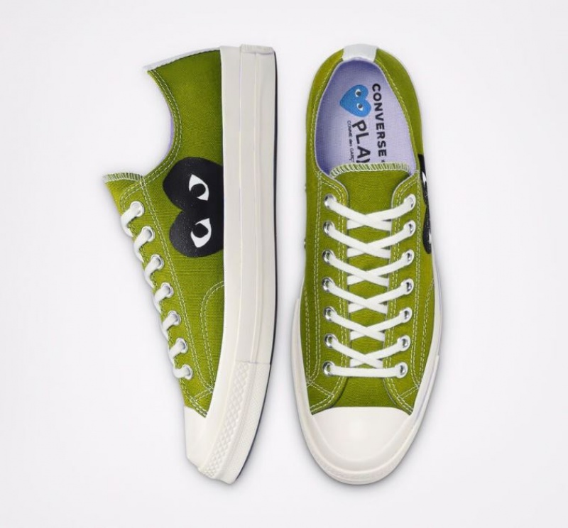 Férfi Converse X Comme Des Garçons Play Chuck 70 Rövidszárú Tornacipő Zöld | HUNGARY PVC5ZS